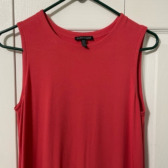 Eileen Fisher Women’s Coral Jersey Tank Dress size XS - Picture 9 of 10